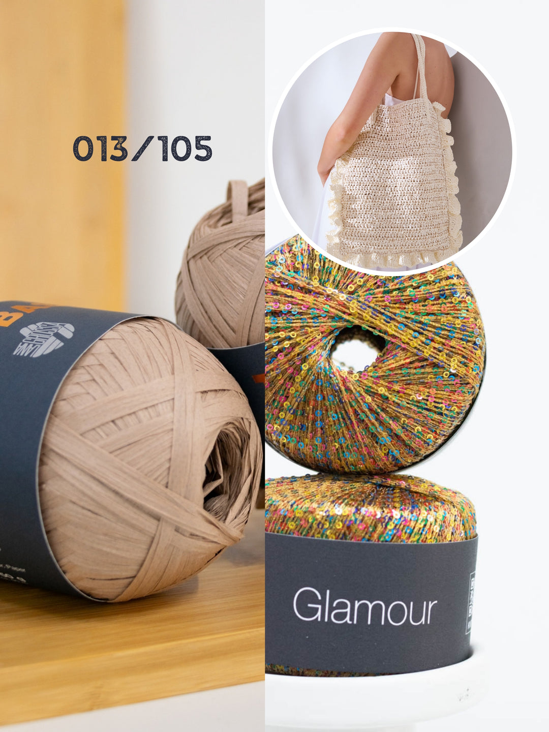 Haakpakket The Bast Glamour tas met ruches