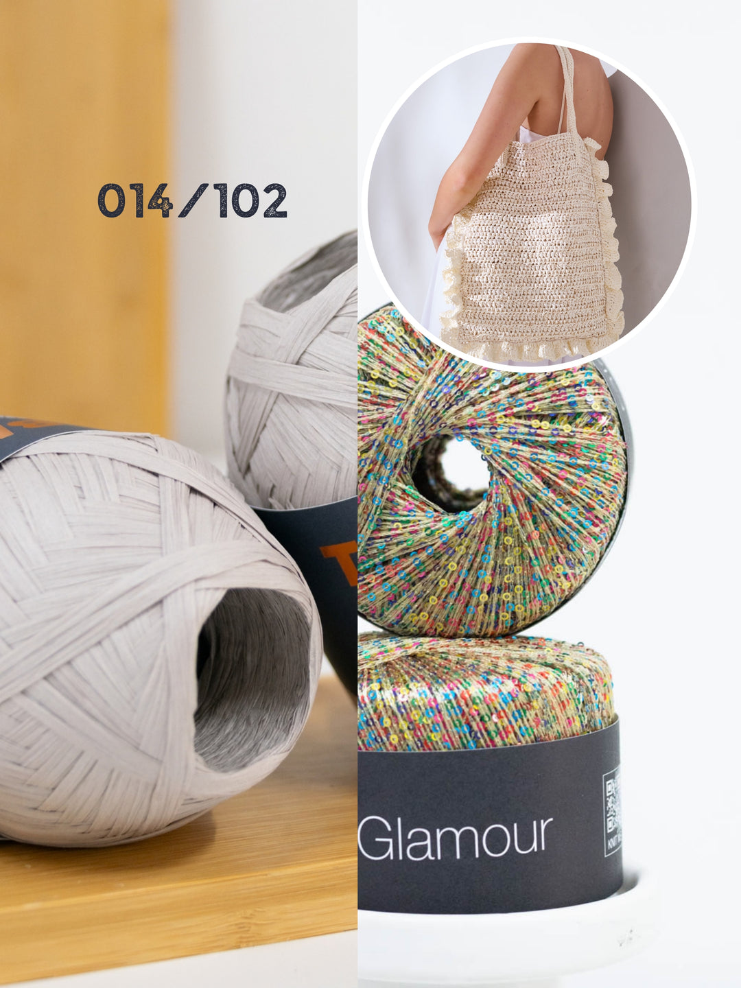 Haakpakket The Bast Glamour tas met ruches