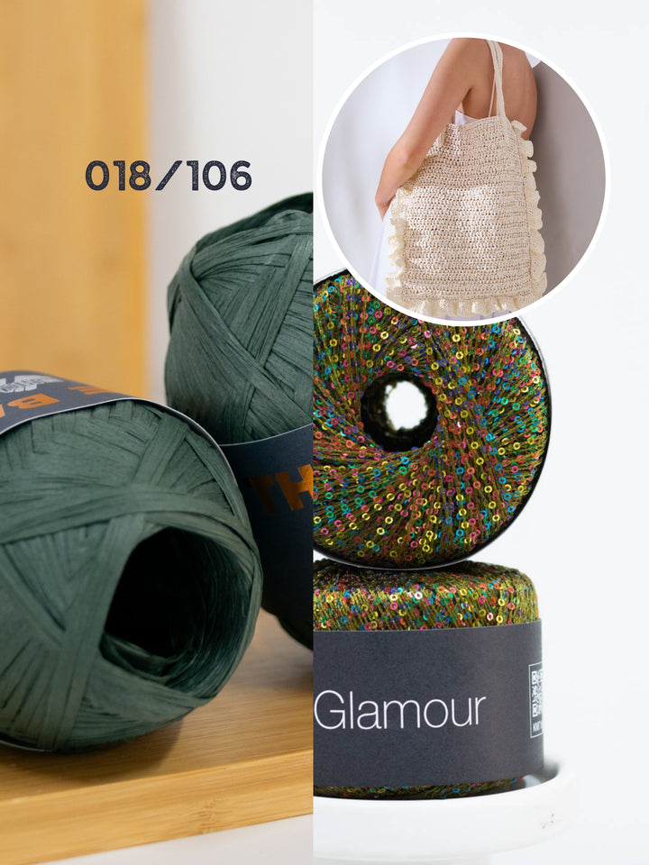 Haakpakket The Bast Glamour tas met ruches