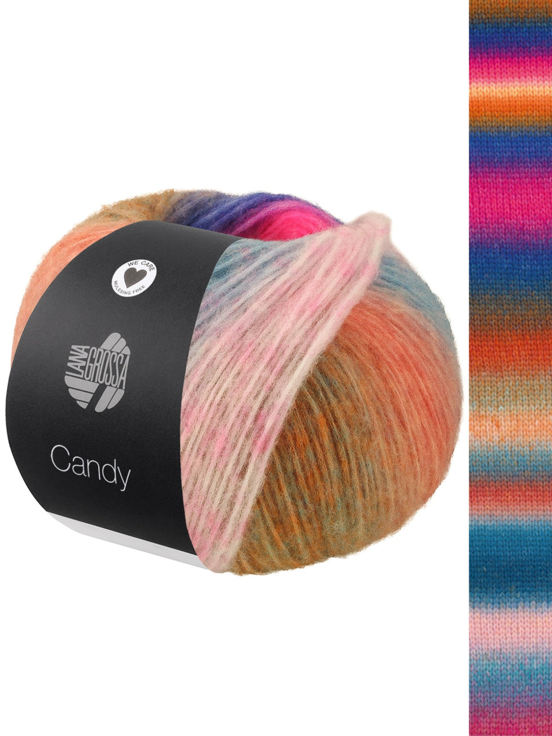 Candy 006 Fuchsia/Groenbeige/Oranje/Donkerblauw/Roze/Violet/Bruin/Roest/Petrol