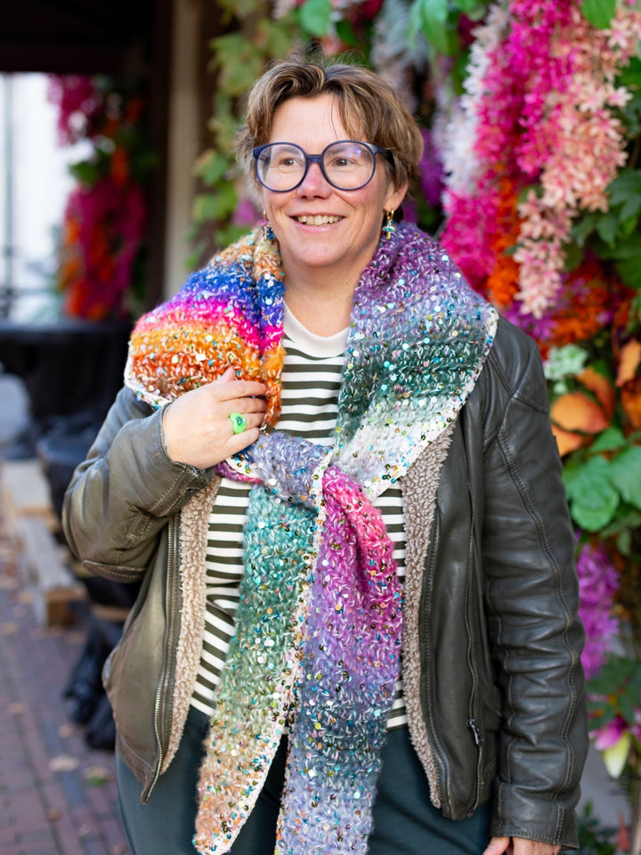 Haakpakket Candy Star sjaal