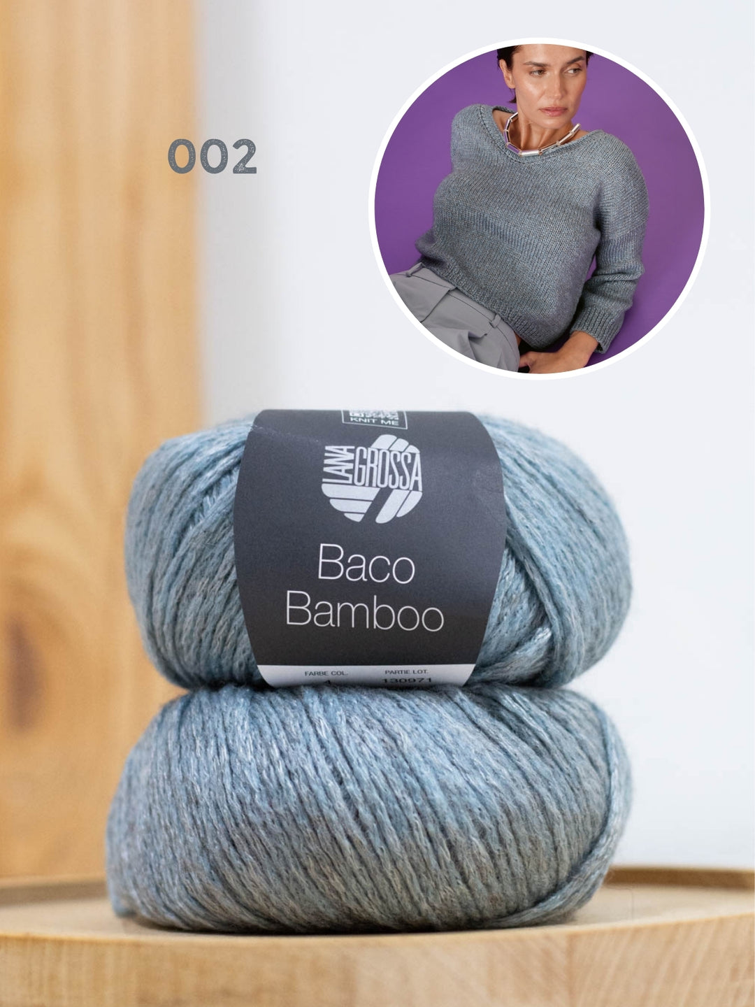 Breipakket Baco Bamboo v-hals trui