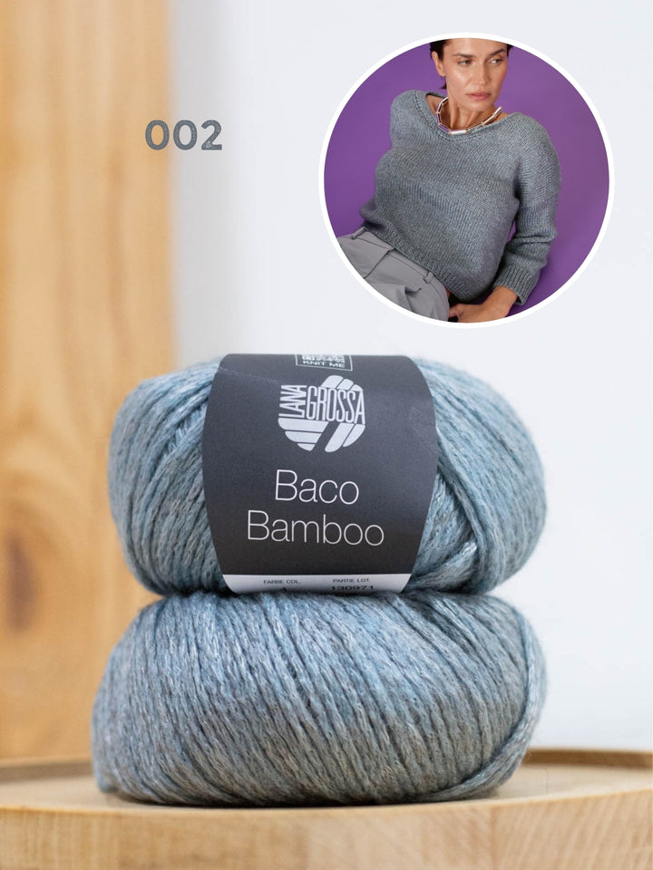 Breipakket Baco Bamboo v-hals trui
