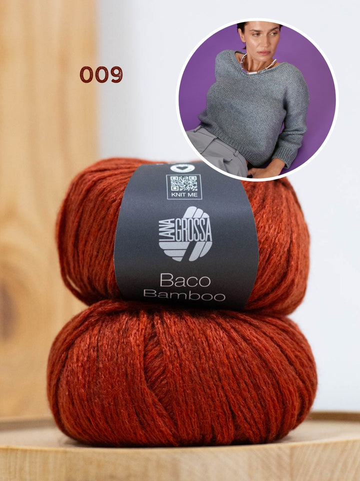 Breipakket Baco Bamboo v-hals trui
