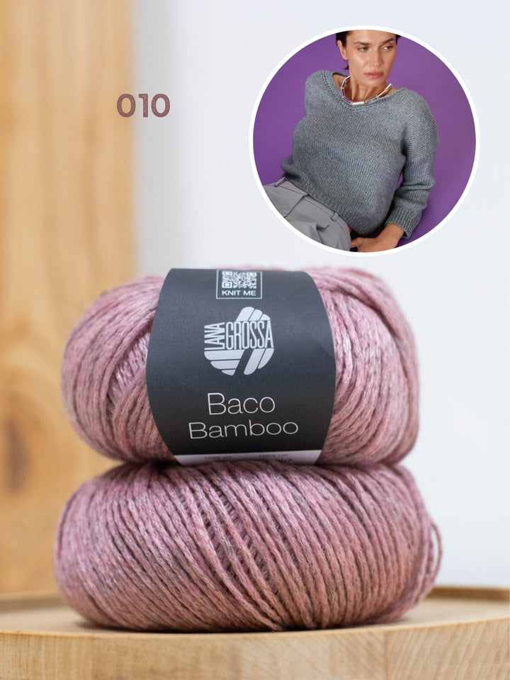 Breipakket Baco Bamboo v-hals trui