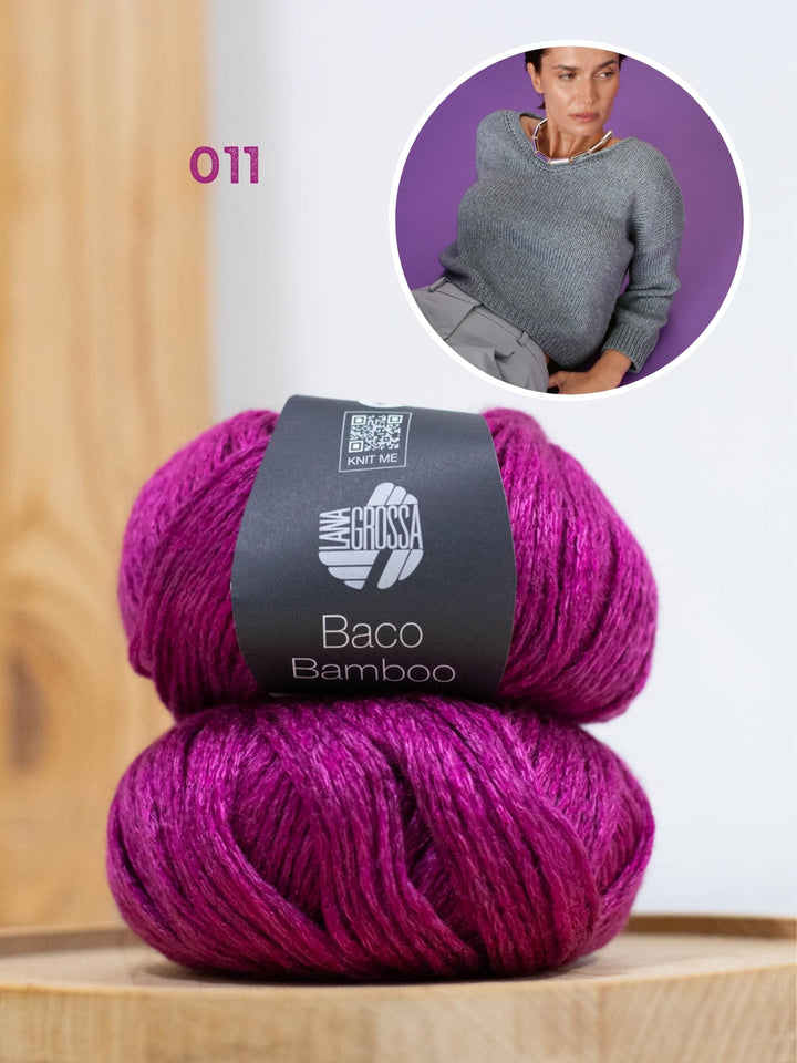 Breipakket Baco Bamboo v-hals trui