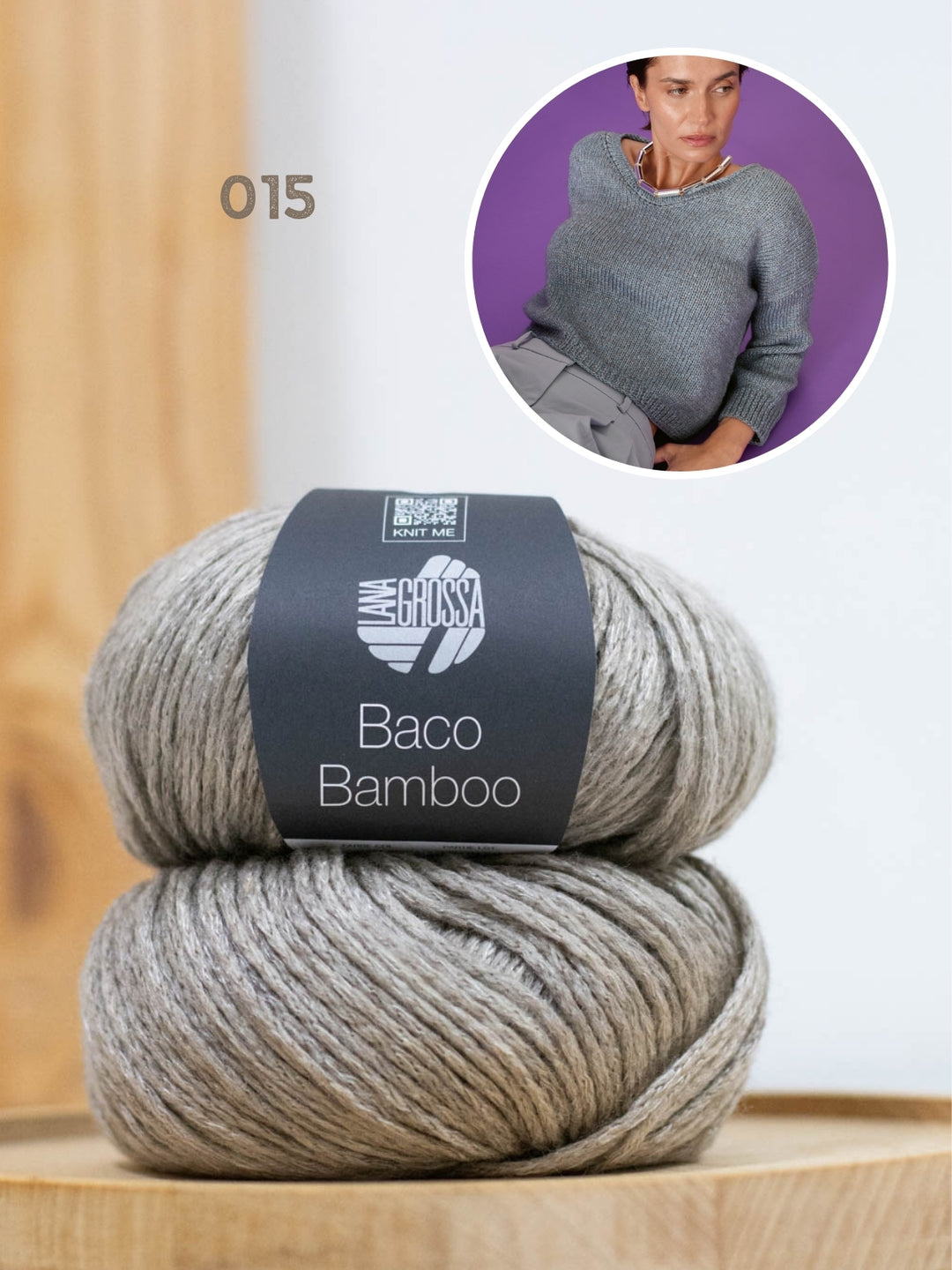 Breipakket Baco Bamboo v-hals trui
