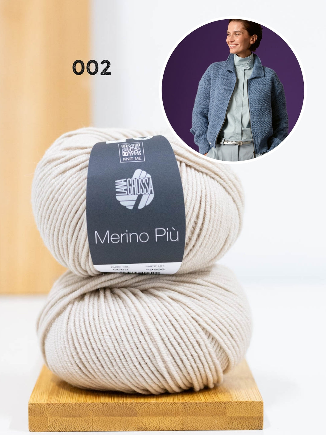 Breipakket Merino Piú vest met rits