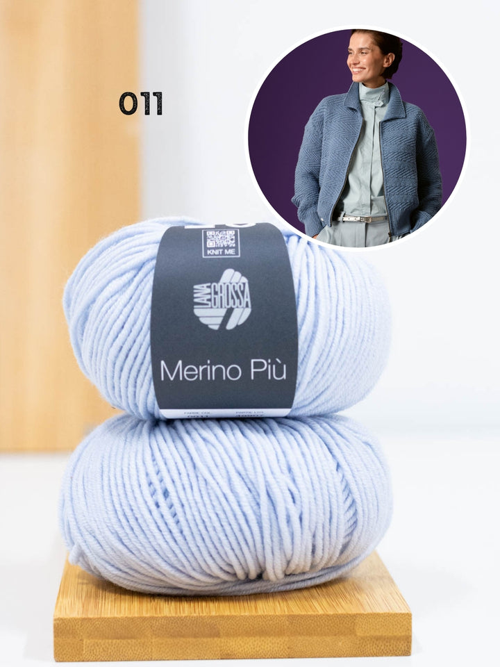 Breipakket Merino Piú vest met rits