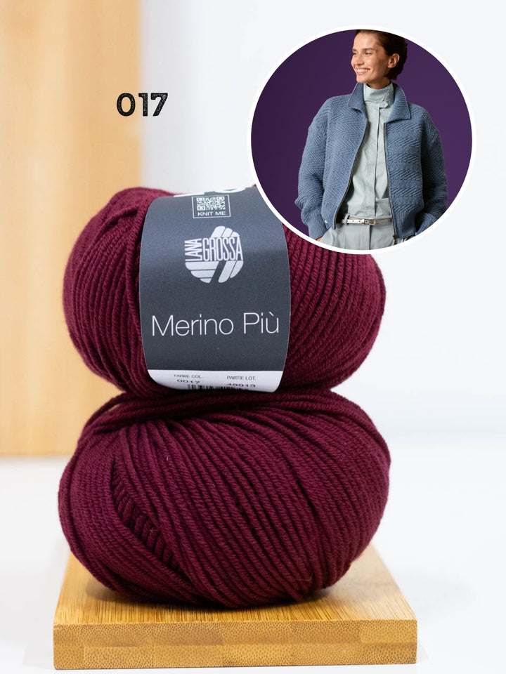 Breipakket Merino Piú vest met rits