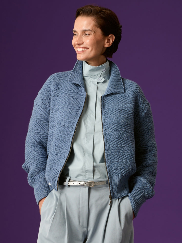 Breipakket Merino Piú vest met rits