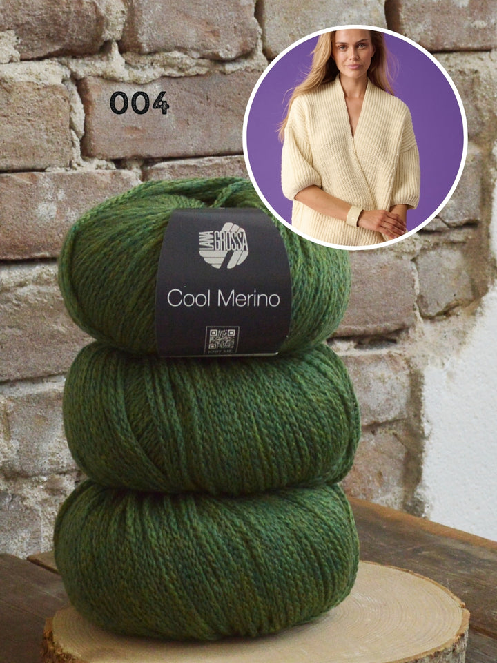 Breipakket Cool Merino v-hals trui
