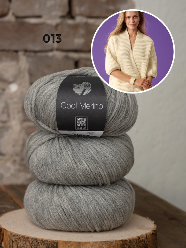Breipakket Cool Merino v-hals trui