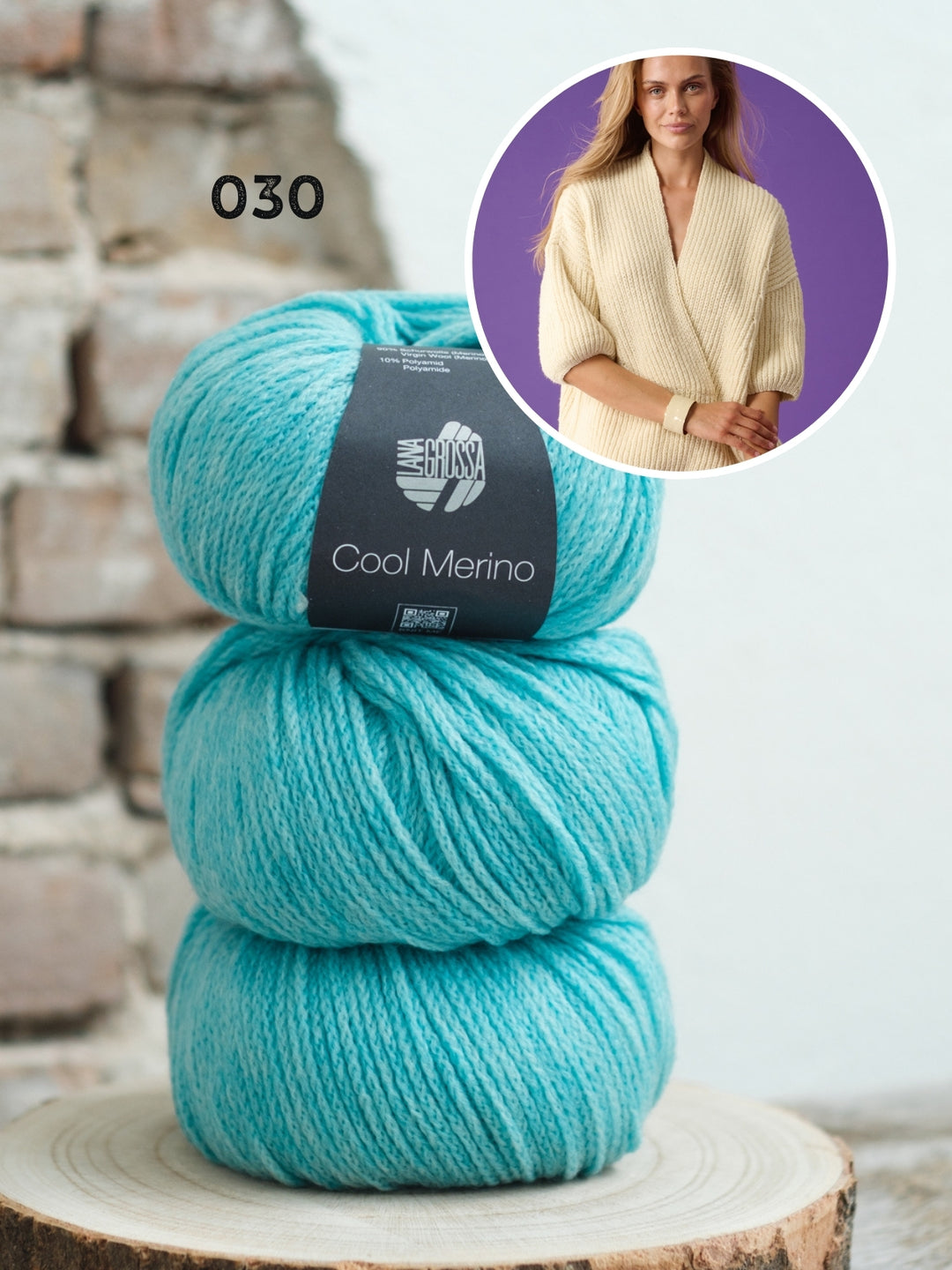 Breipakket Cool Merino v-hals trui