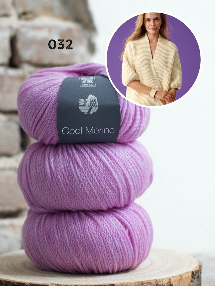 Breipakket Cool Merino v-hals trui