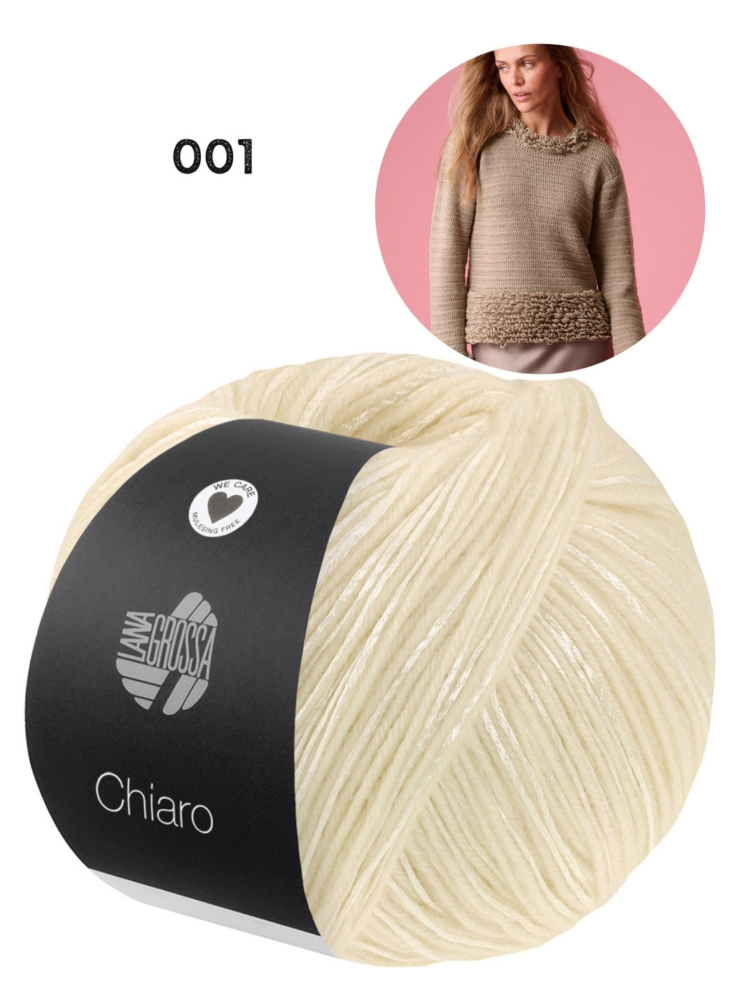 Haakpakket Chiaro trui met lussteek