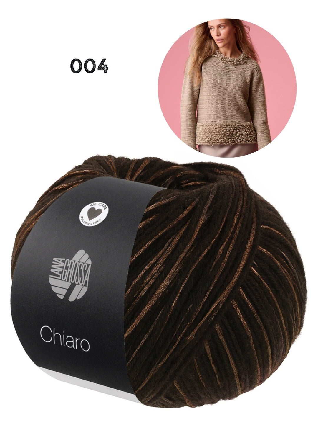 Haakpakket Chiaro trui met lussteek