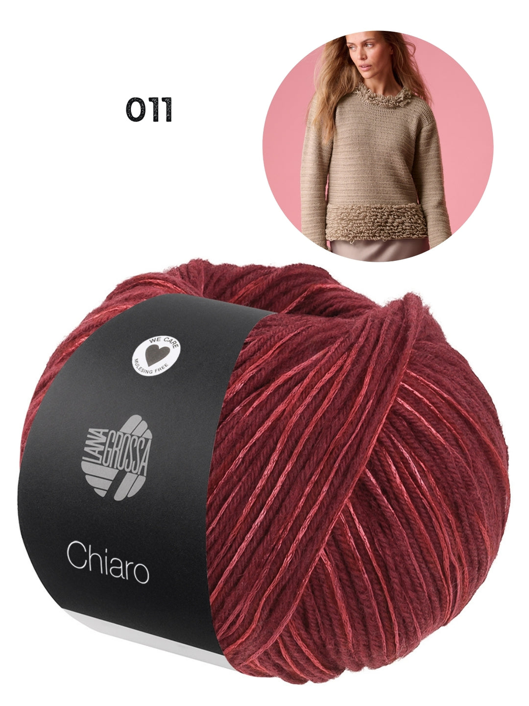Haakpakket Chiaro trui met lussteek
