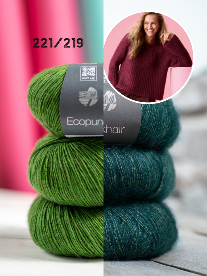 Breipakket Ecopuno &amp; Silkhair trui