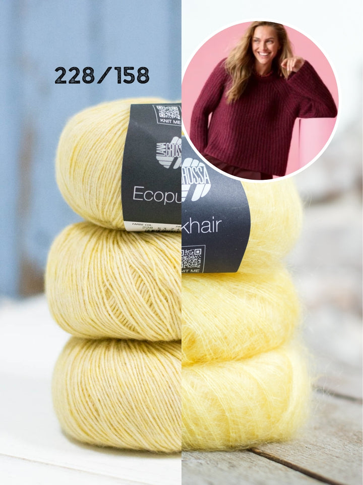 Breipakket Ecopuno &amp; Silkhair trui