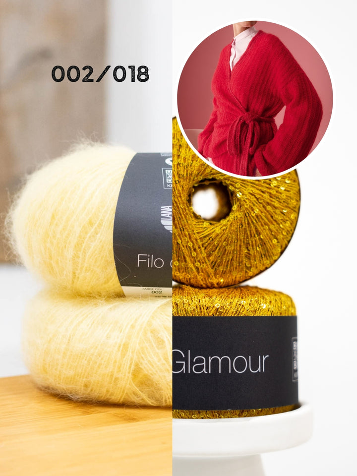 Haakpakket Filo Di Gio &amp; Glamour wikkelvest