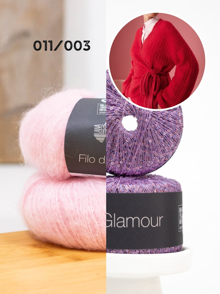 Haakpakket Filo Di Gio &amp; Glamour wikkelvest