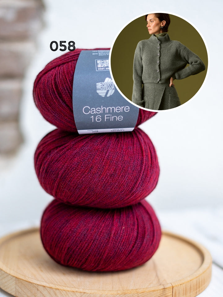 Breipakket Cashmere 16 Fine vest