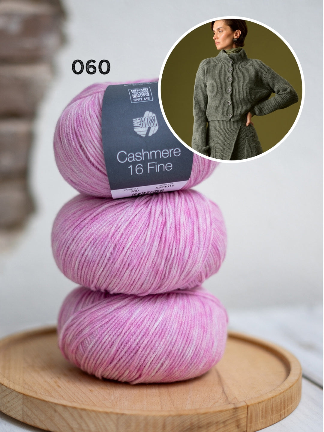 Breipakket Cashmere 16 Fine vest
