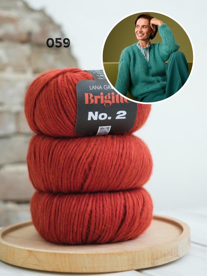 Breipakket Brigitte No. 2 vest met zakken
