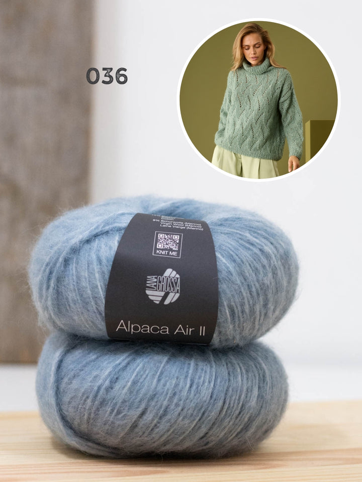 Breipakket Alpaca Air II ajour coltrui