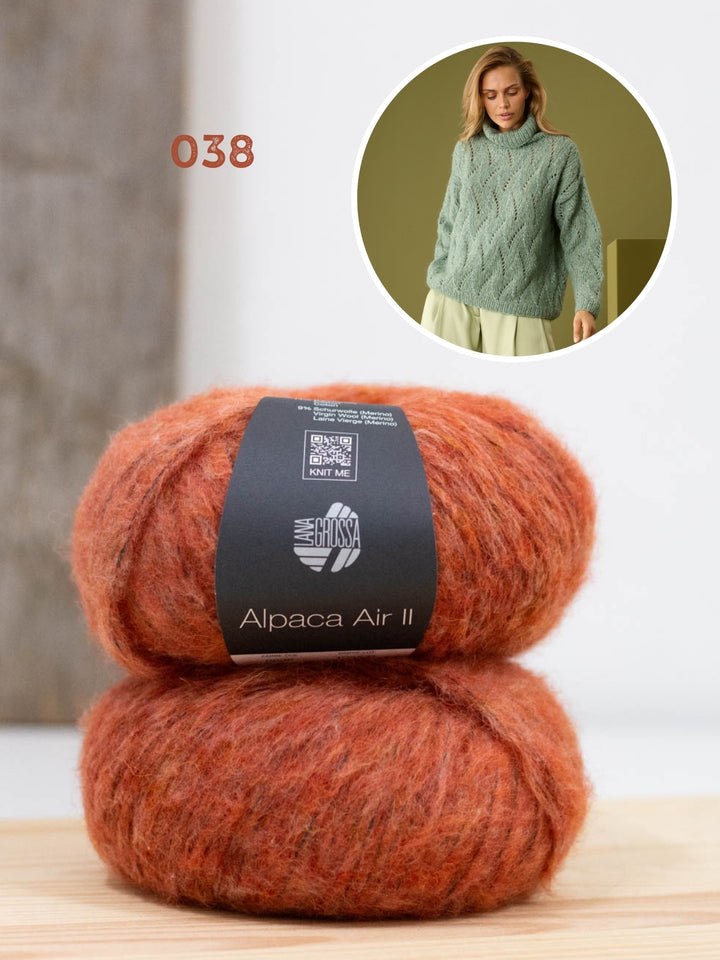 Breipakket Alpaca Air II ajour coltrui