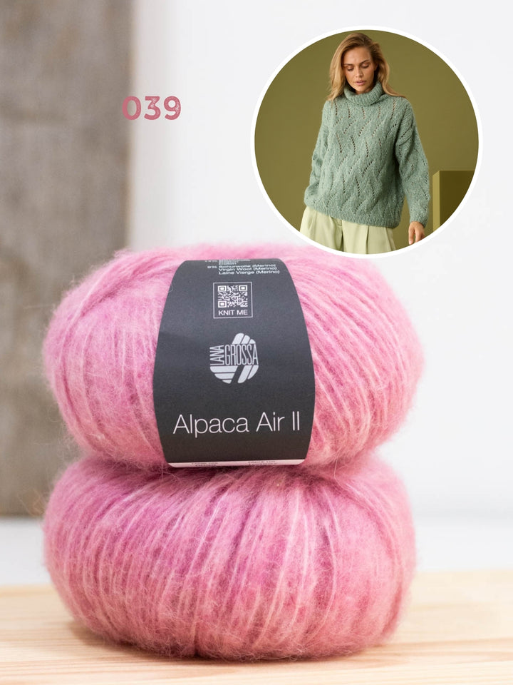 Breipakket Alpaca Air II ajour coltrui