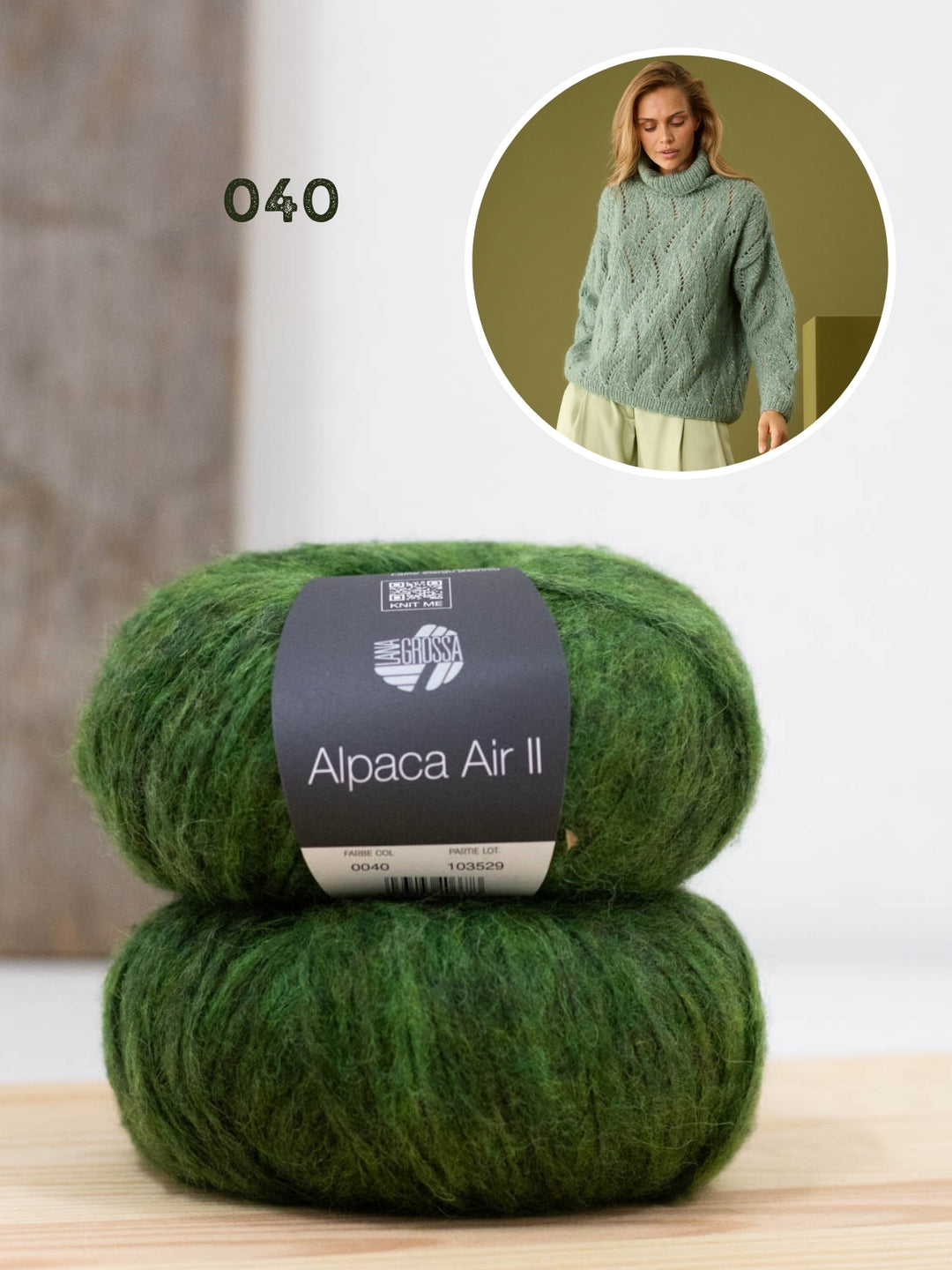 Breipakket Alpaca Air II ajour coltrui