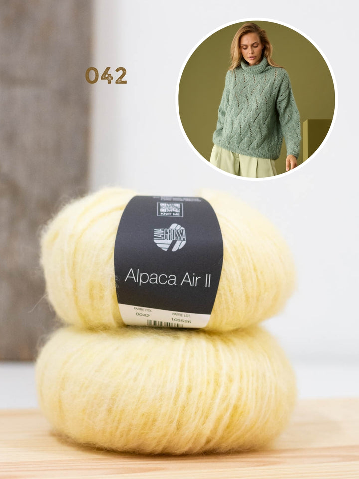 Breipakket Alpaca Air II ajour coltrui