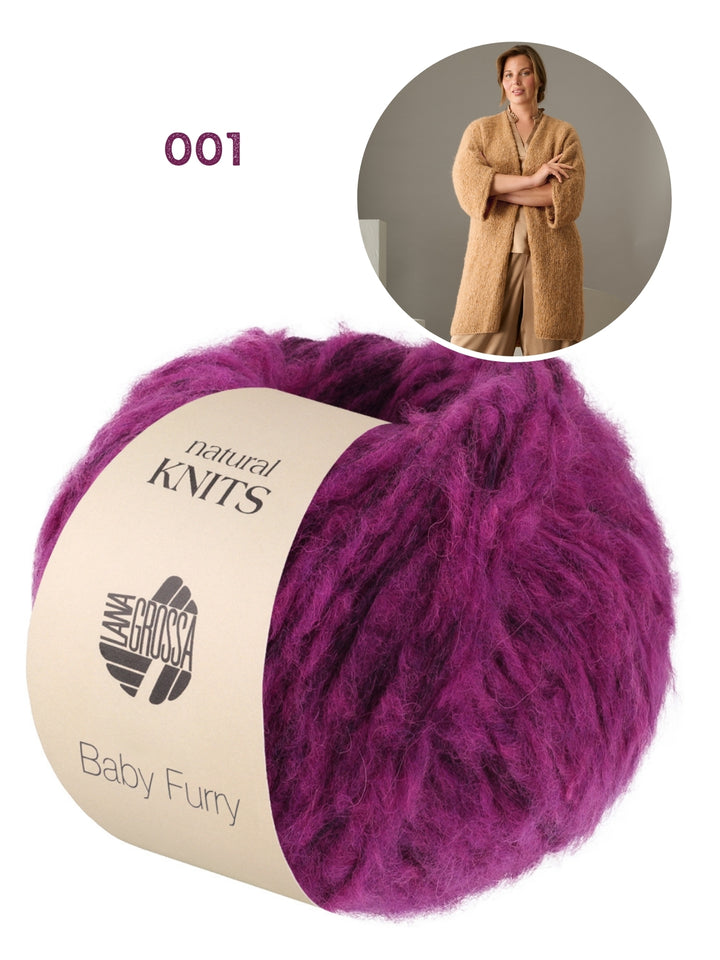 Breipakket Baby Furry vest