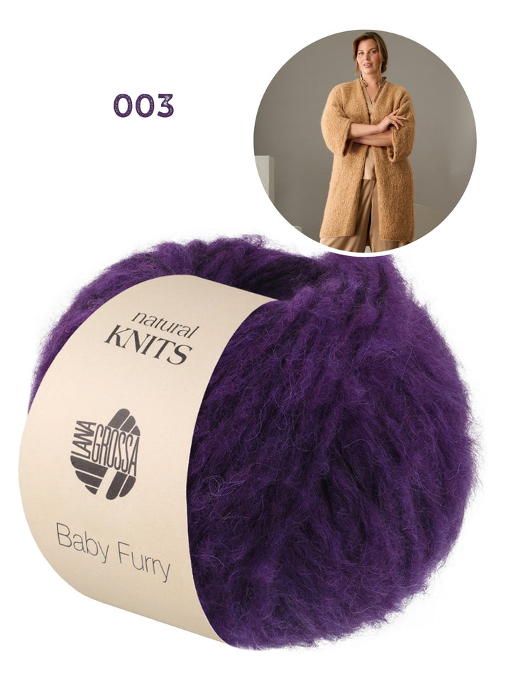 Breipakket Baby Furry vest