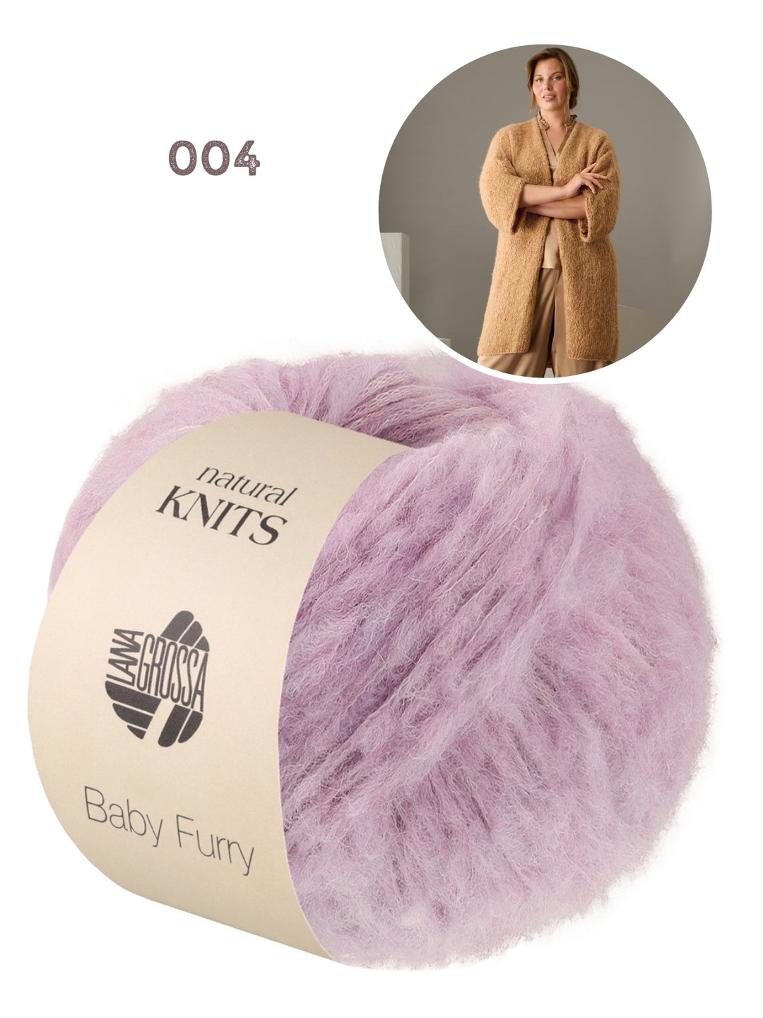 Breipakket Baby Furry vest