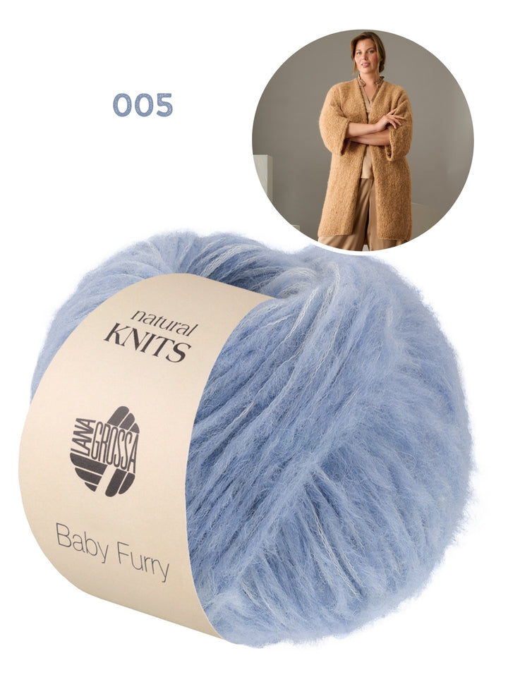 Breipakket Baby Furry vest