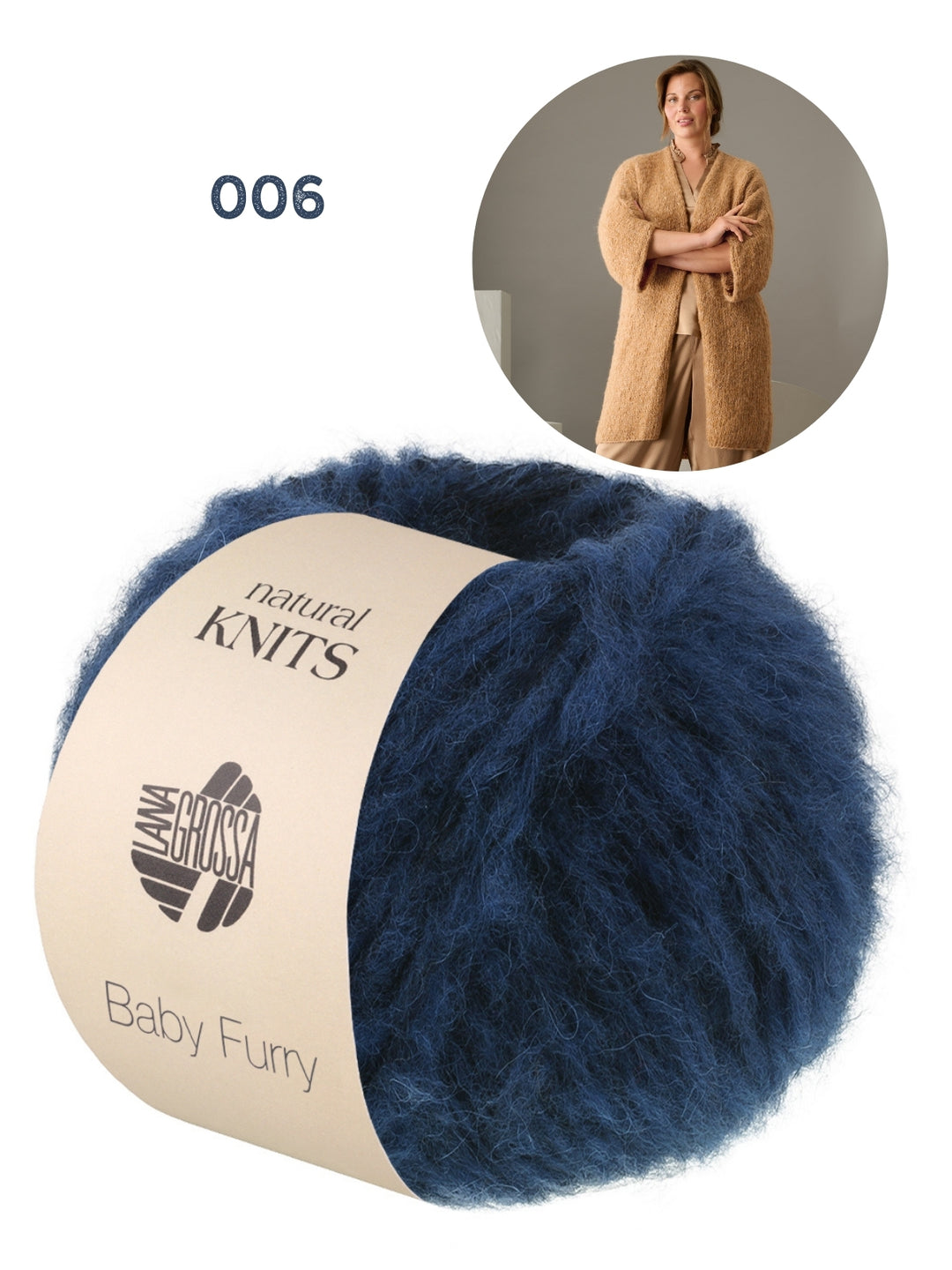 Breipakket Baby Furry vest