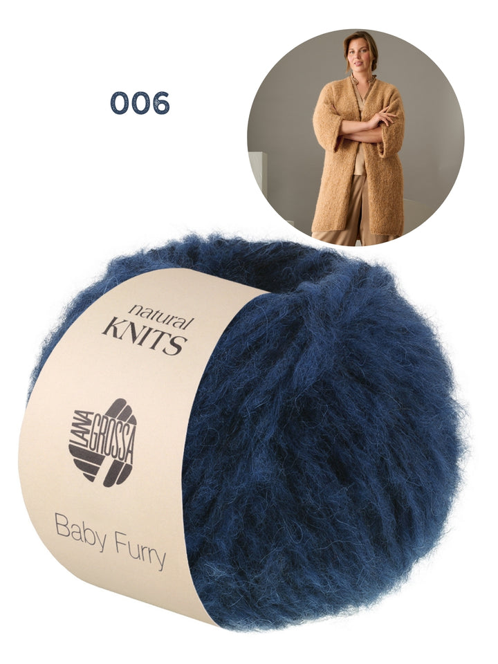 Breipakket Baby Furry vest