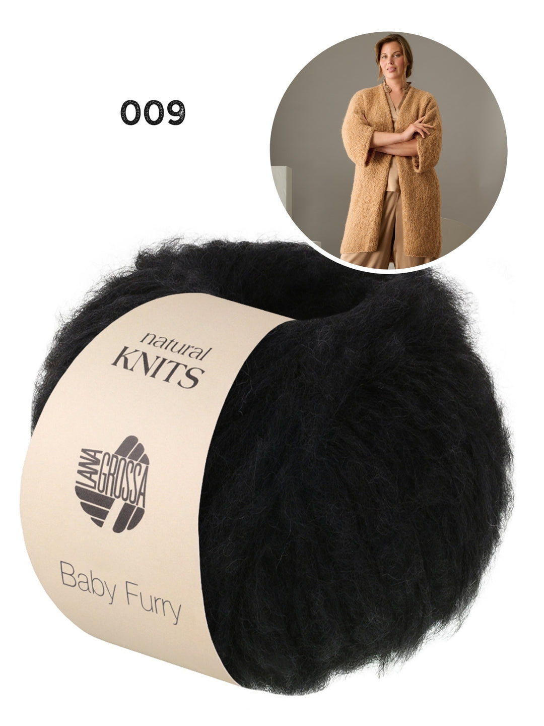 Breipakket Baby Furry vest