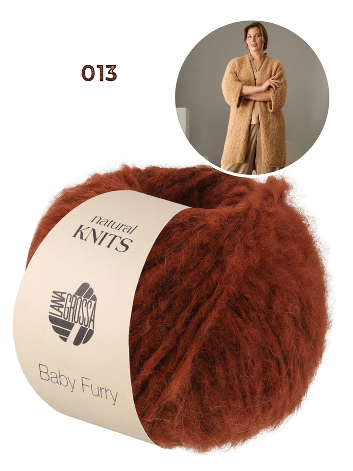 Breipakket Baby Furry vest