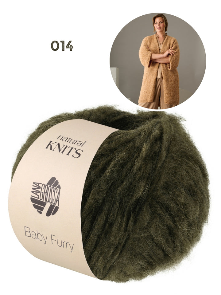 Breipakket Baby Furry vest