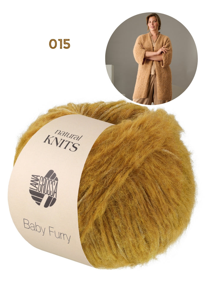 Breipakket Baby Furry vest