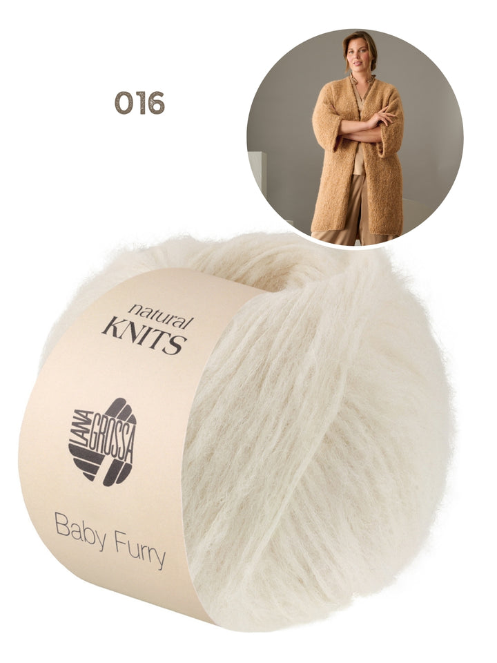 Breipakket Baby Furry vest