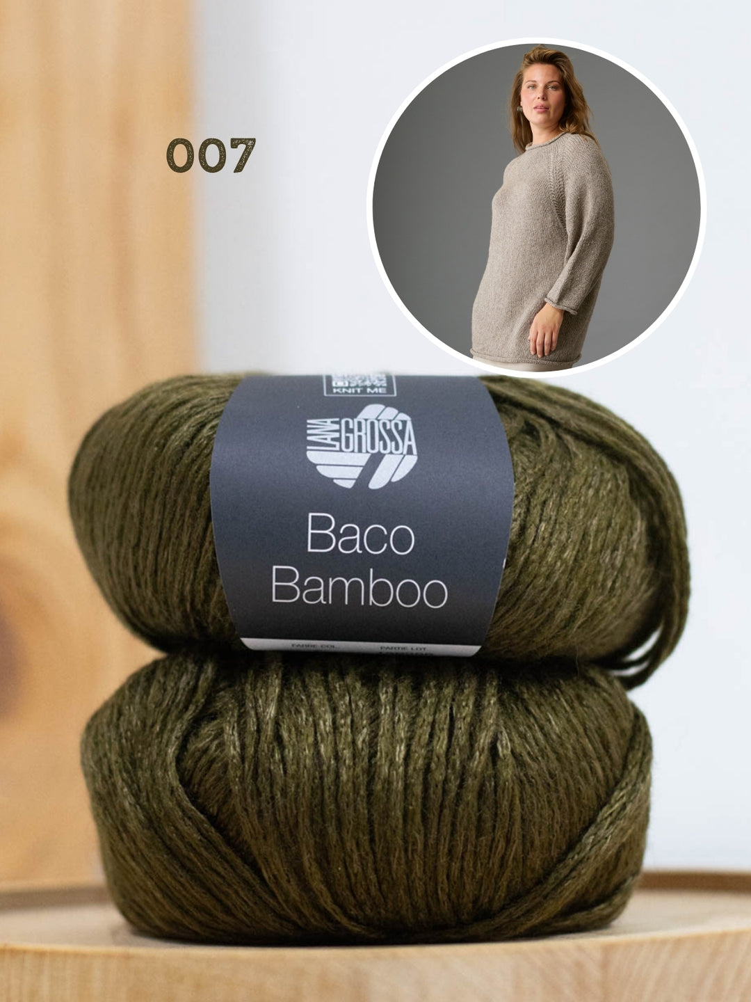 Breipakket Baco Bamboo raglantrui