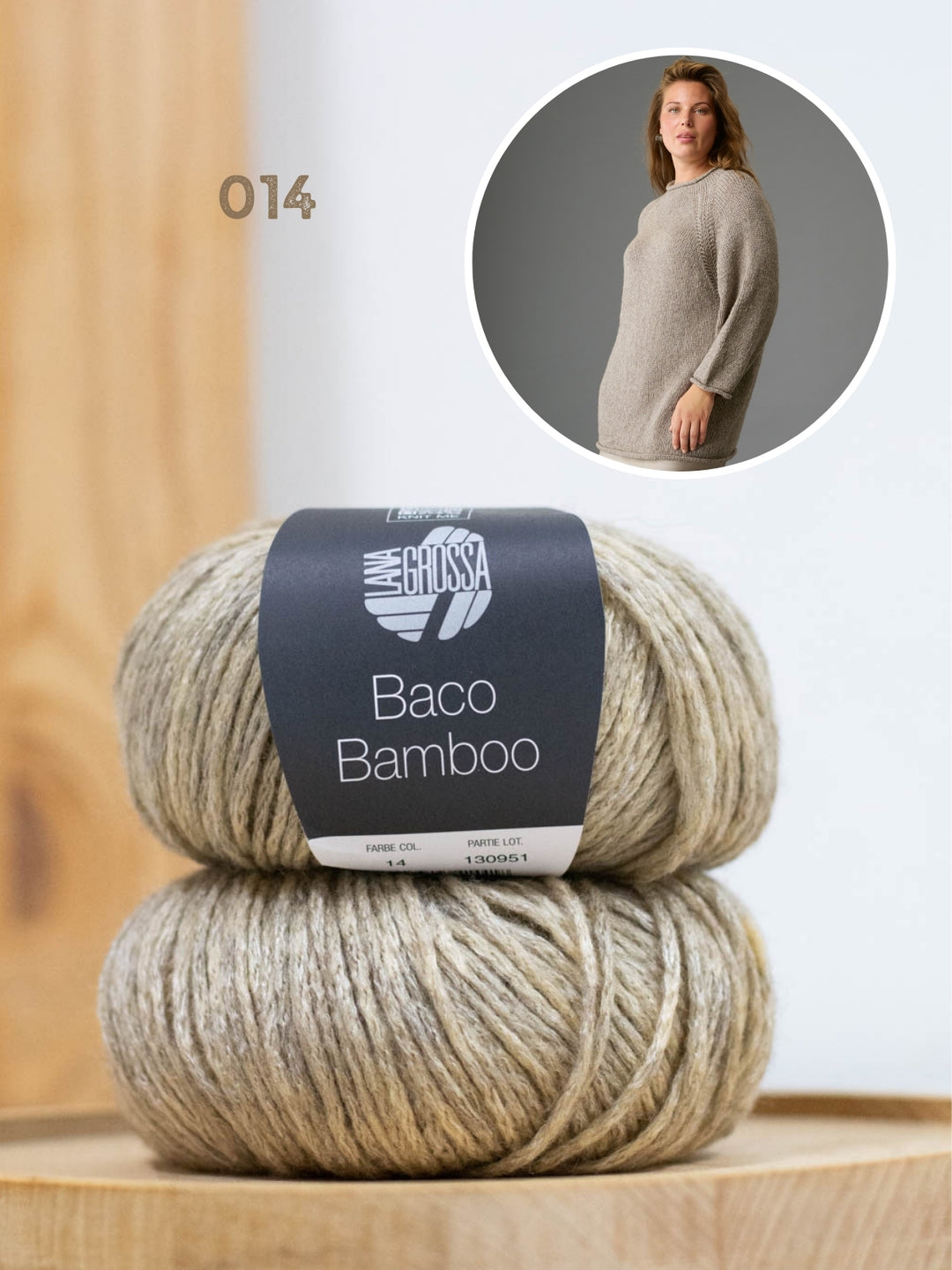 Breipakket Baco Bamboo raglantrui