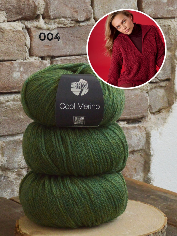 Breipakket Cool Merino trui met kraag