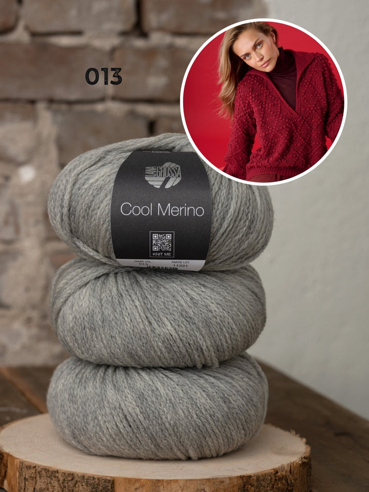 Breipakket Cool Merino trui met kraag