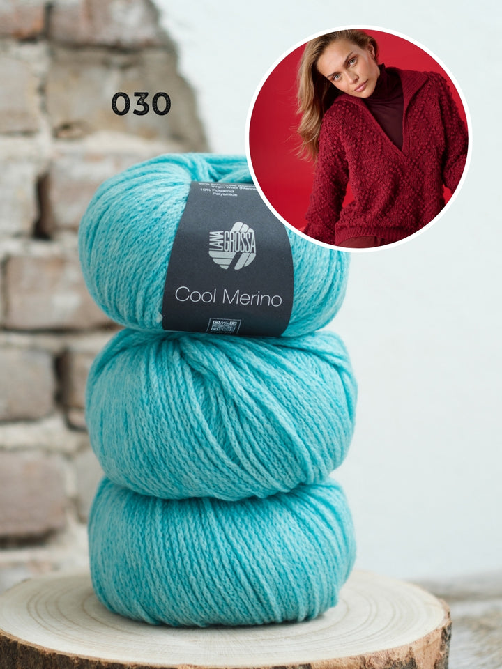 Breipakket Cool Merino trui met kraag